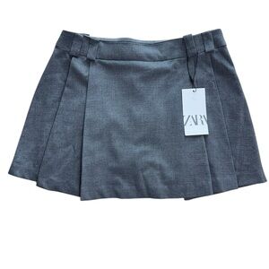 Zara Charcoal Gray Skirt NEW